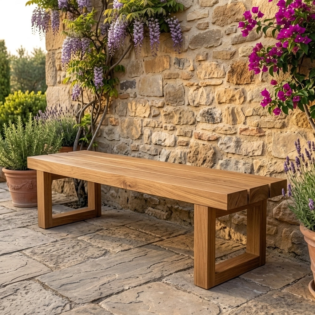Chunky Outdoor Bench