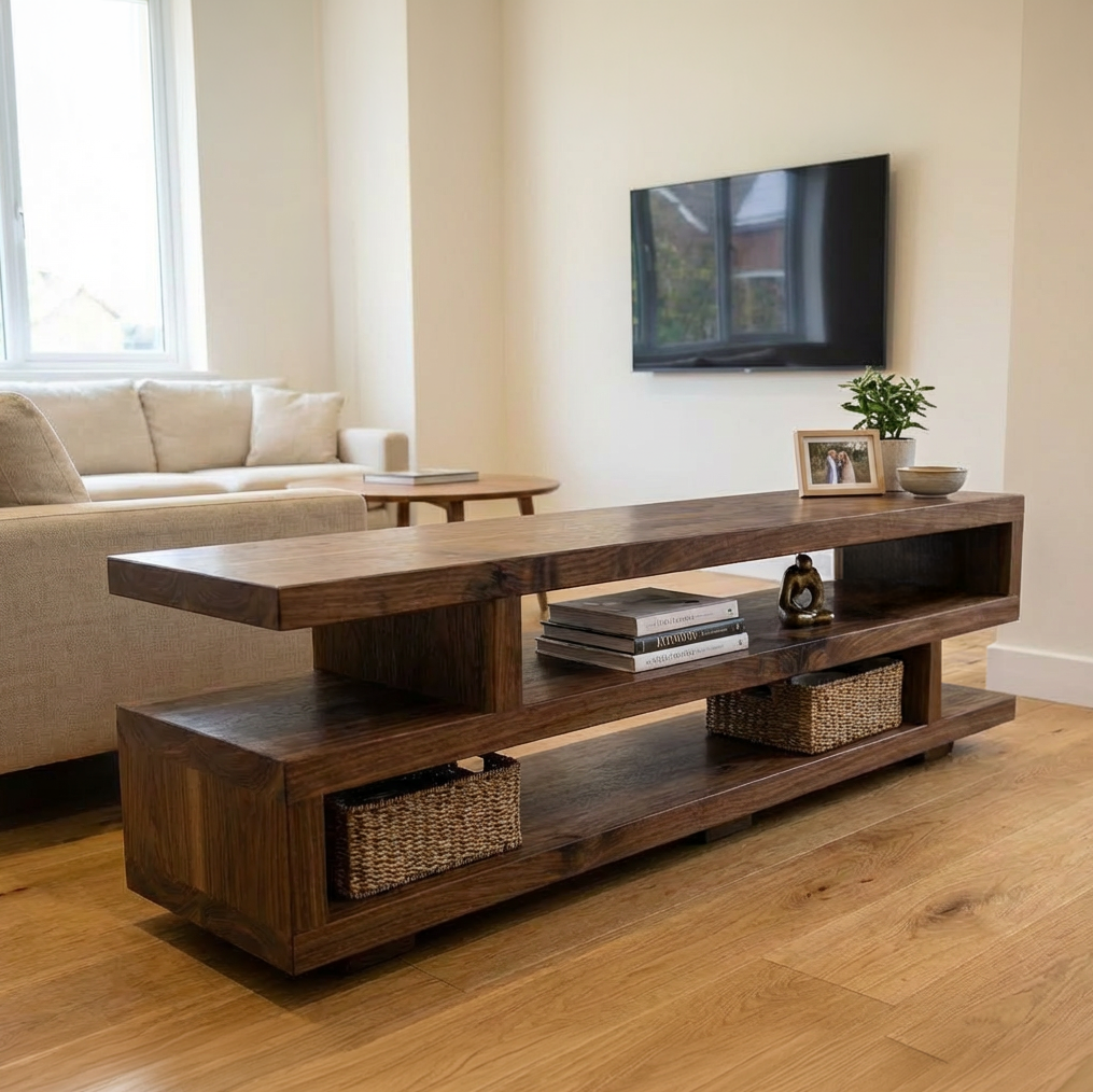 S Shape TV Unit