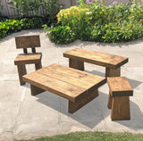 Outdoor Furniture Set - Chunky 3" Sleepers - Garden Furniture