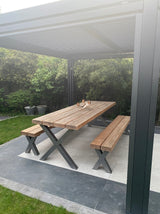 Outdoor Chunky Dining Table (3")