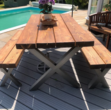 Outdoor Chunky Dining Table (3")