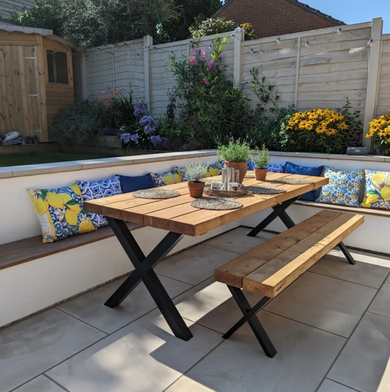 Reclaimed Outdoor Dining Table (2")