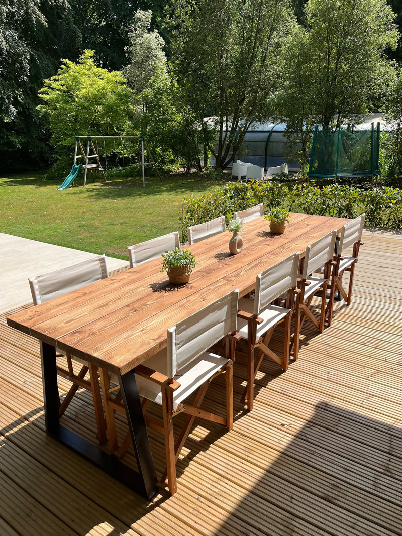 Reclaimed Outdoor Dining Table (2")