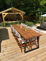 Reclaimed Outdoor Dining Table (2")