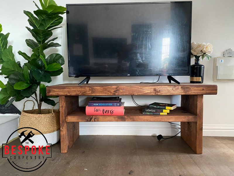 Diy rustic tv stand deals