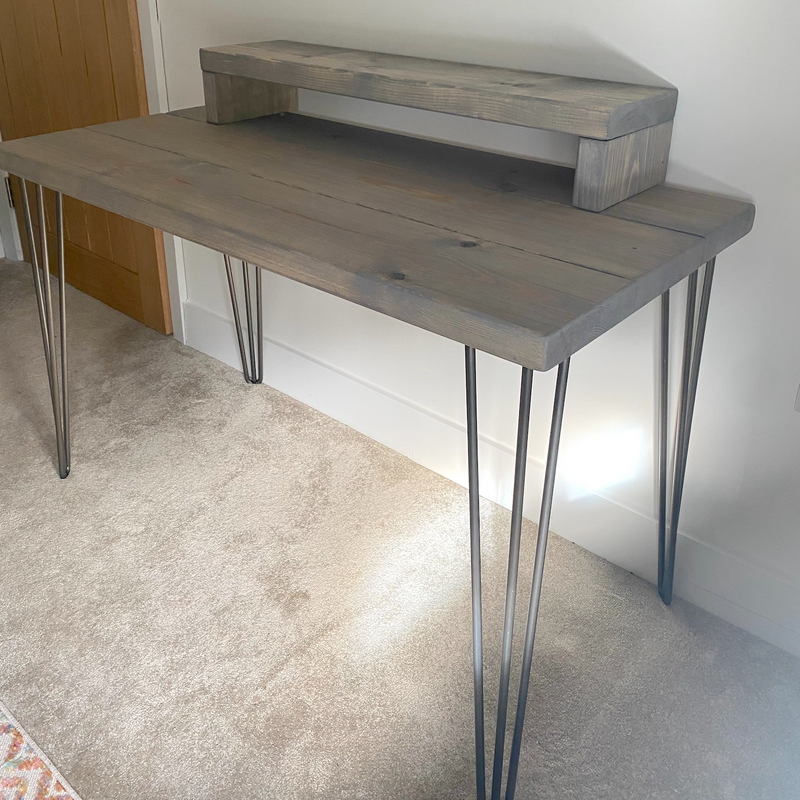 Hairpin leg hot sale corner desk