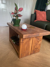 Farmhouse Coffee Table with Storage