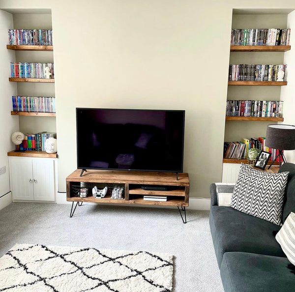 TV Stand with Shelves