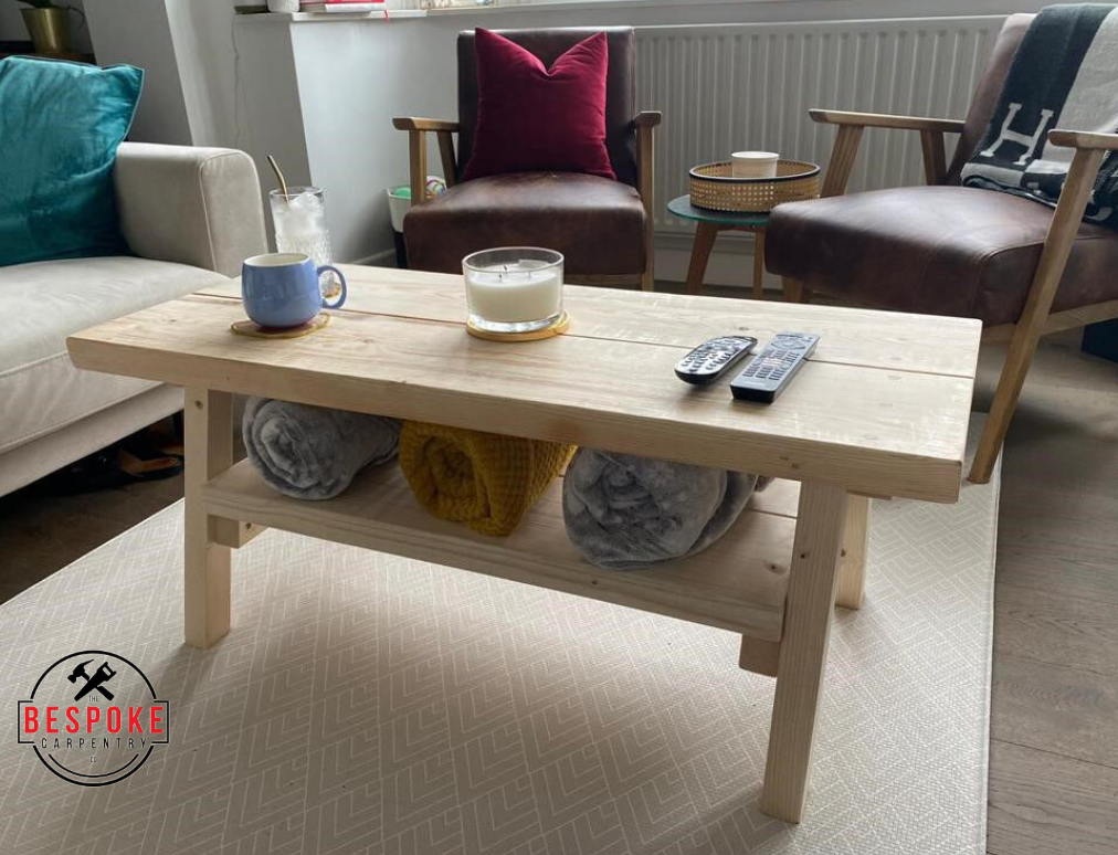 Homemade New England Style Coffee Table | The Bespoke Carpentry Co.