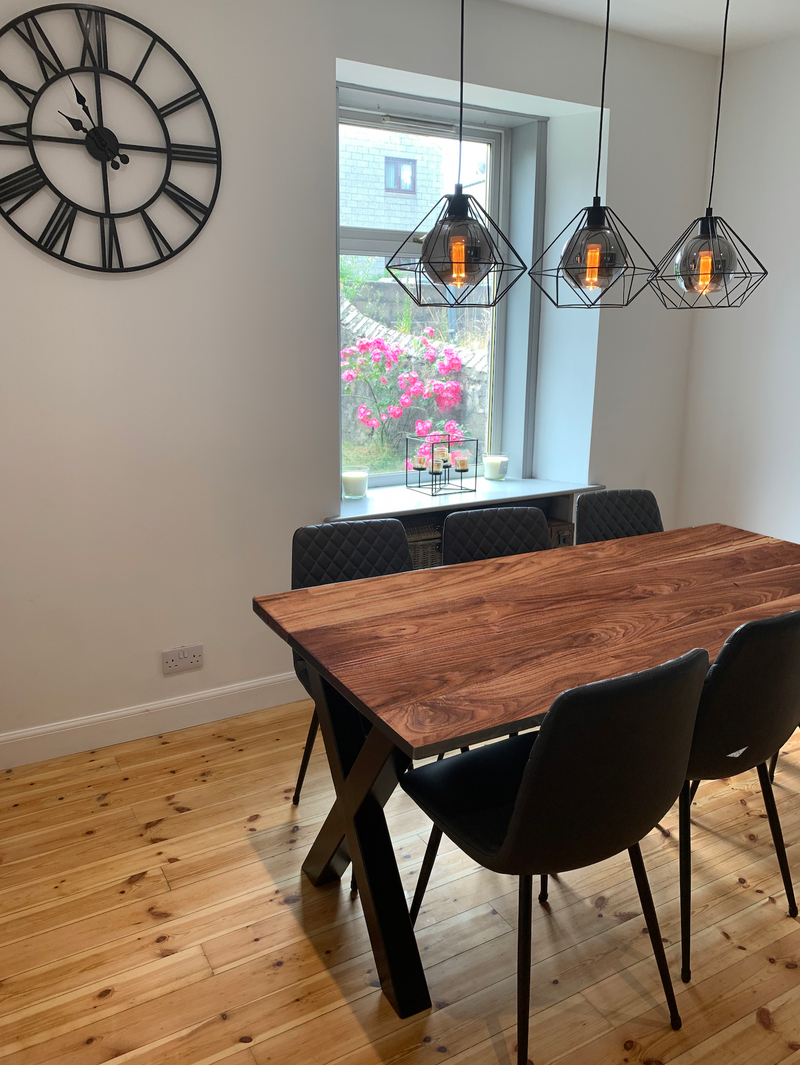 Premium Solid Walnut Table and Benches The Bespoke Carpentry Co