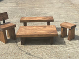 Outdoor Furniture Set - Chunky 3" Sleepers - Garden Furniture