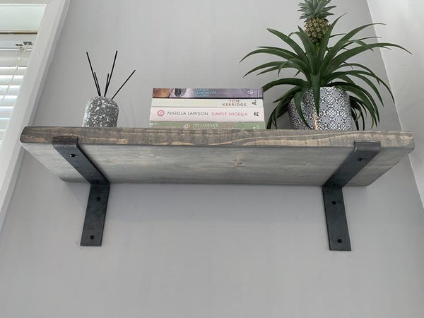 Industrial Shelves with Brackets