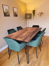 Premium Solid Walnut Table and Benches